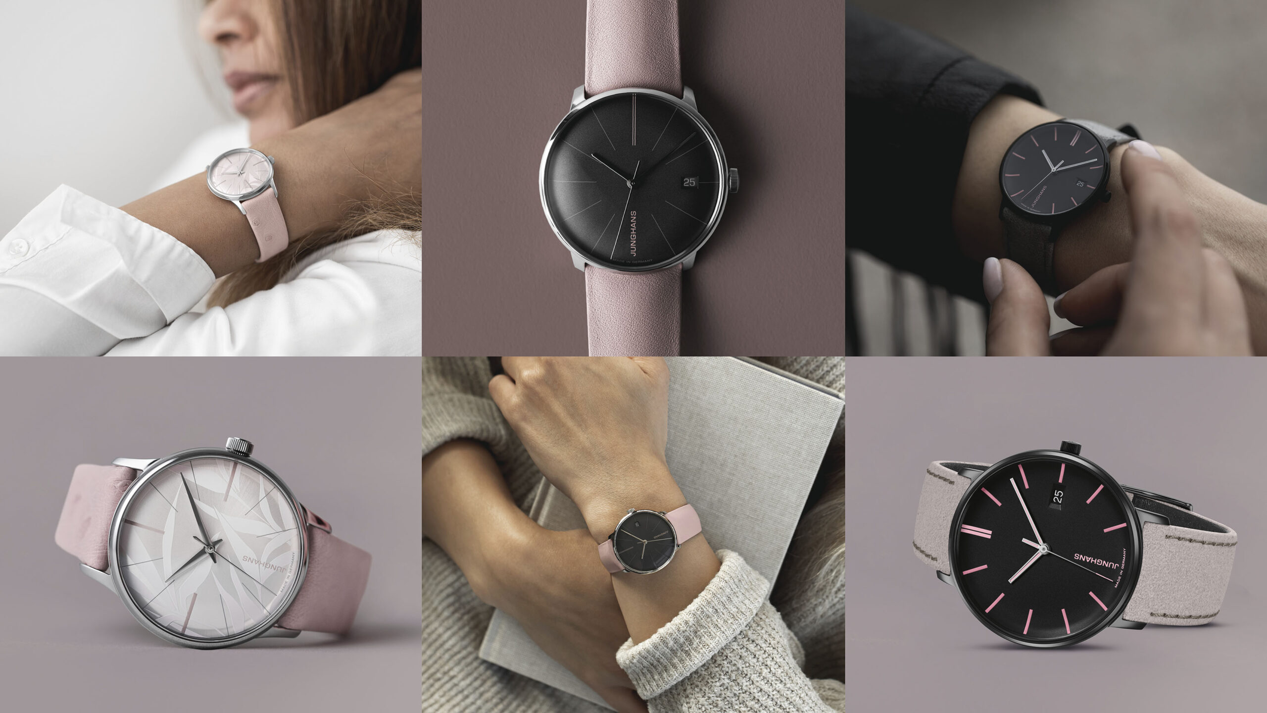 Rosarote Zeiten! Junghans zeigt Damenuhren in der Trendfarbe Rosa